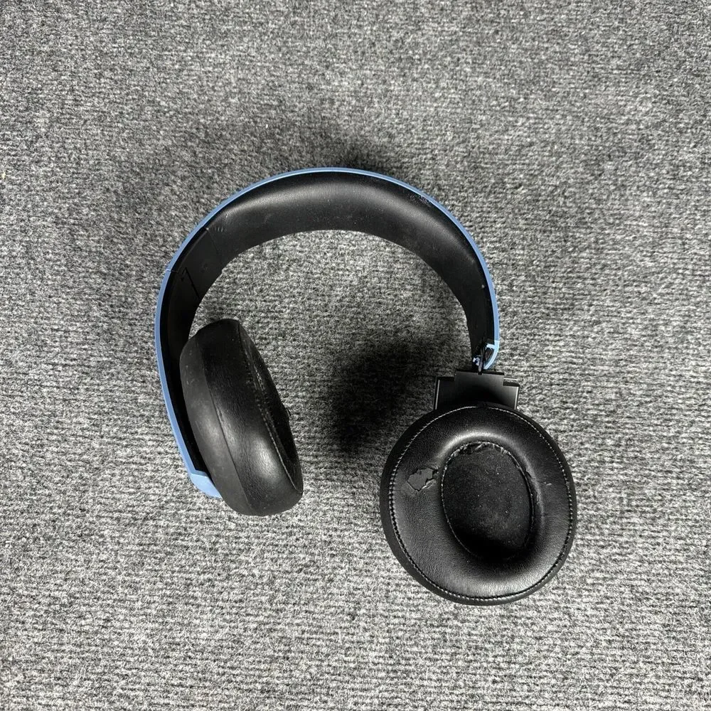Parts or Repair SONY Playstation Blue SIC PARVIS MAGNA Stereo Headset Only